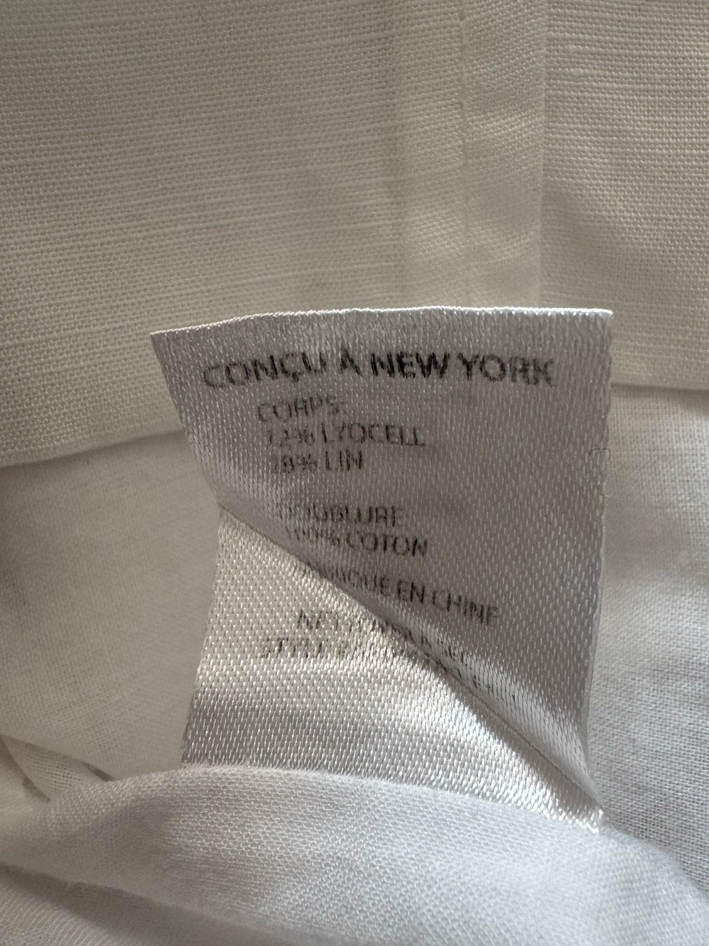 INTERMIX Cream Button-Front Collared Top - Picture 9 of 9